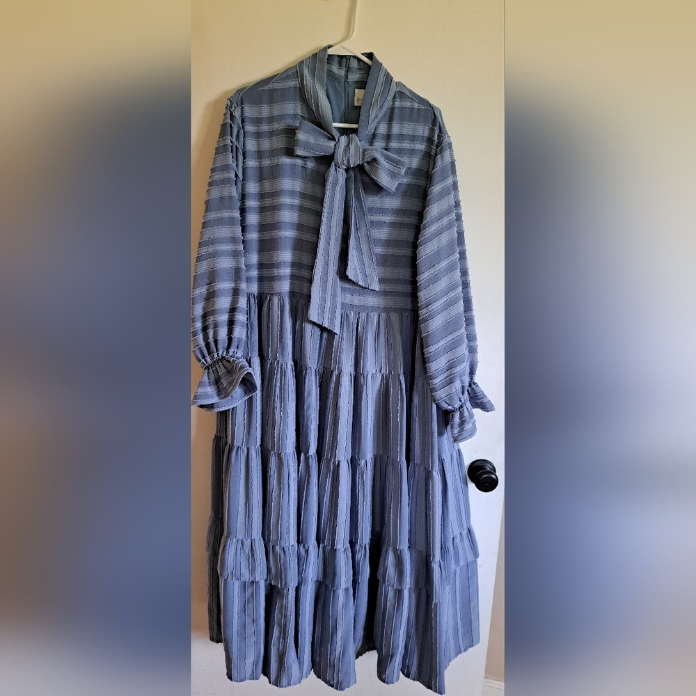 Dainty Jewells Blue Striped Dress